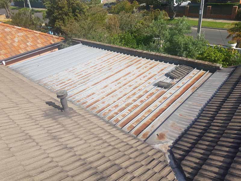 rusty roof