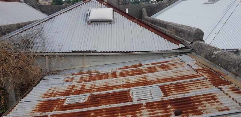rusty roof