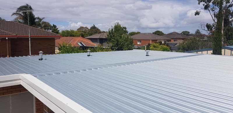 restored metal roof