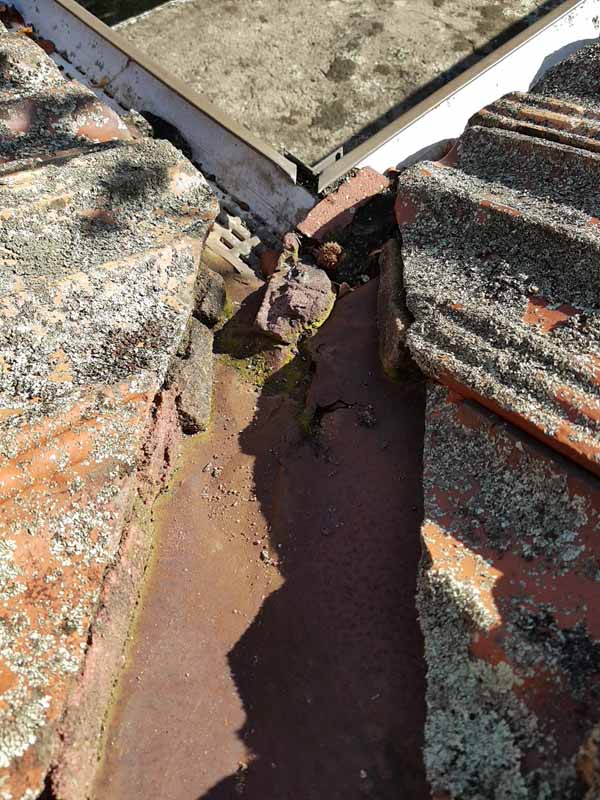 damaged roof