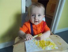 baby painting