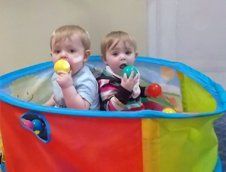 two babies