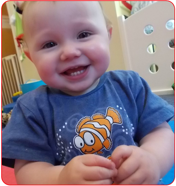 baby laughing