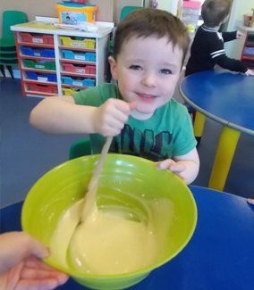 baby cooking
