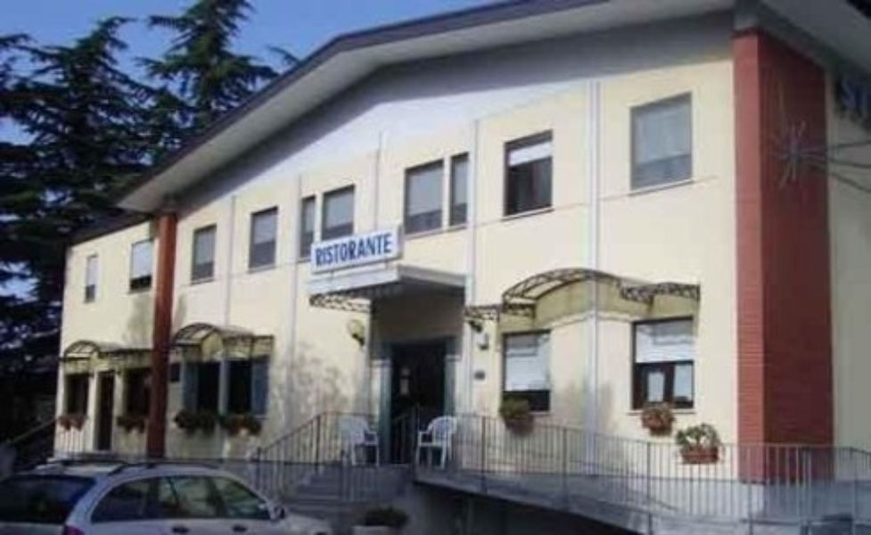 entrata del ristorante dell'albergo
