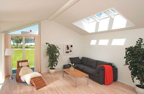 Clean Room With Skylight — Roofing And Siding in Toledo, OH