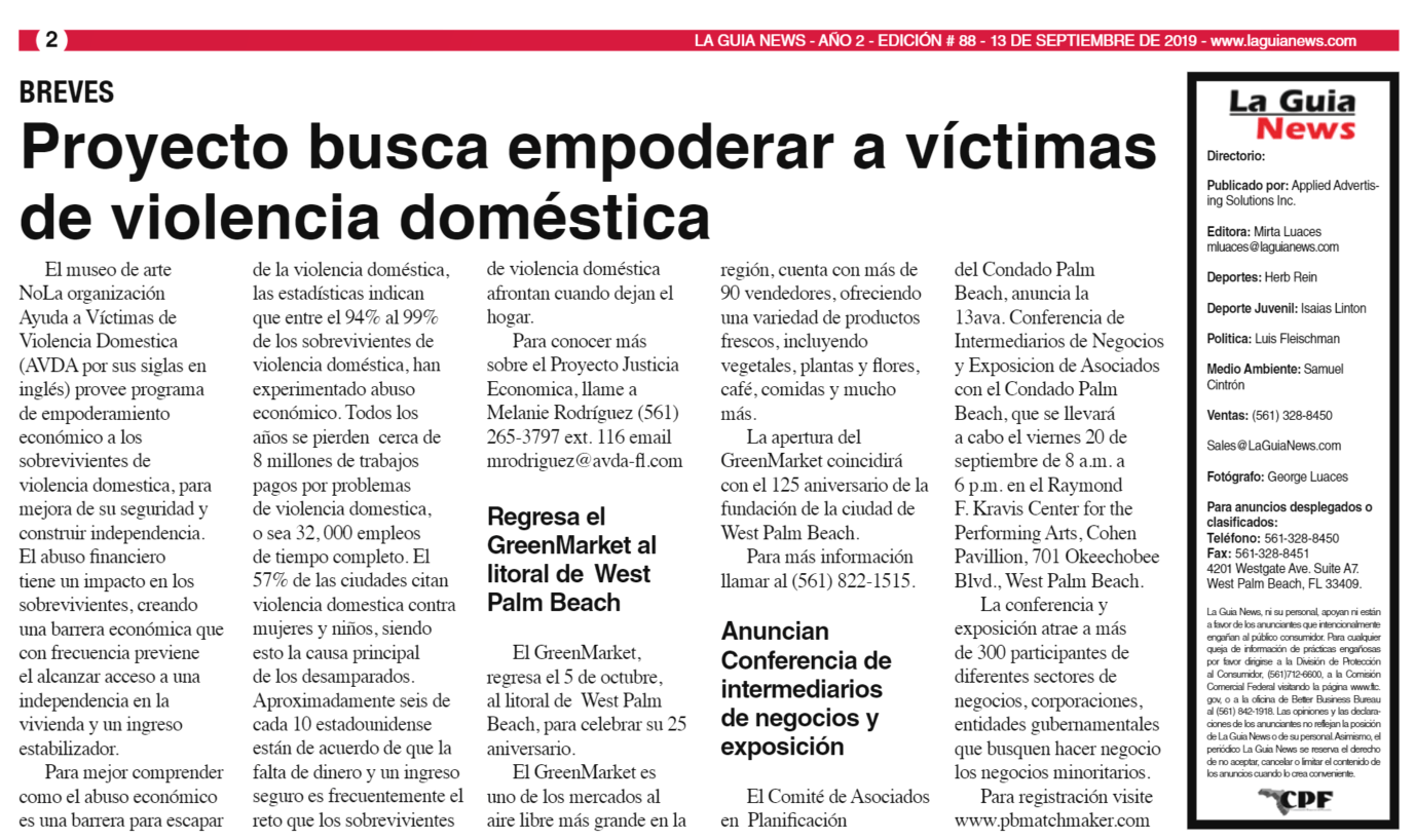 Photo of Article in Publication