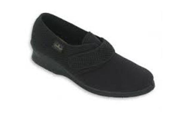 scarpa post operatoria nera
