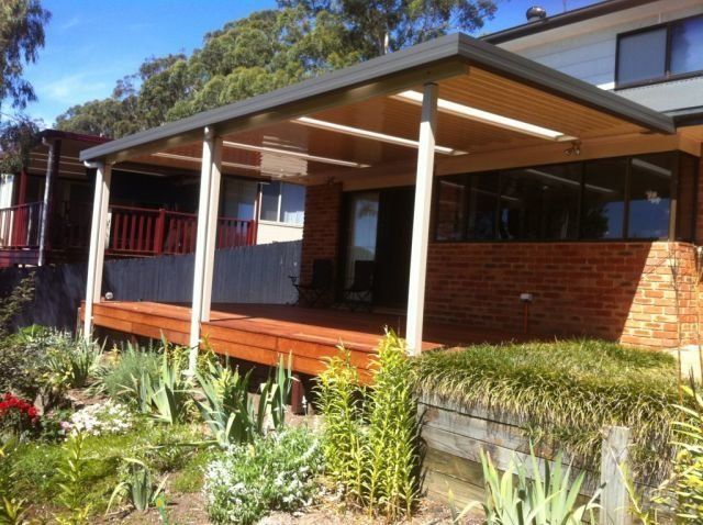 patio of renovated home