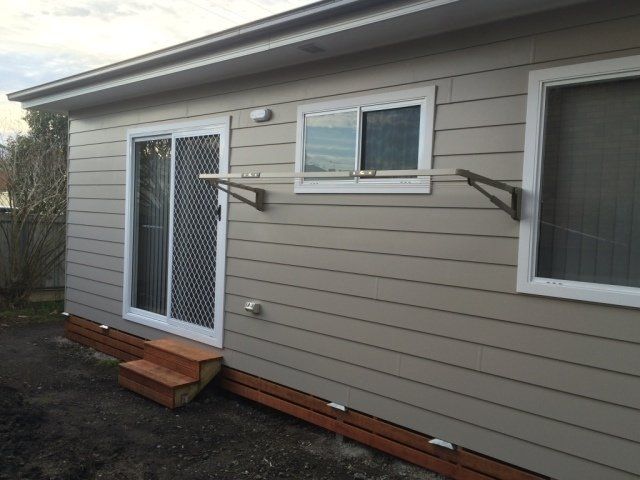 siding on granny flat