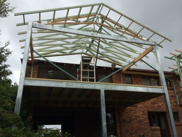 house in the middle of renovation