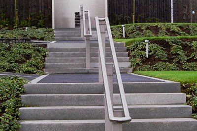 Natural stone steps