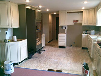 Home remodeling in progress in Lima, OH
