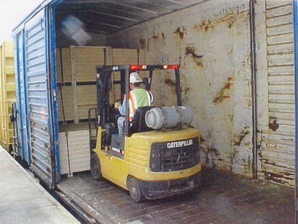 Transload Services using forklift