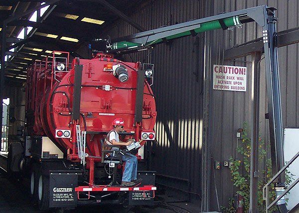 Vacuum truck services include industrial cleaning