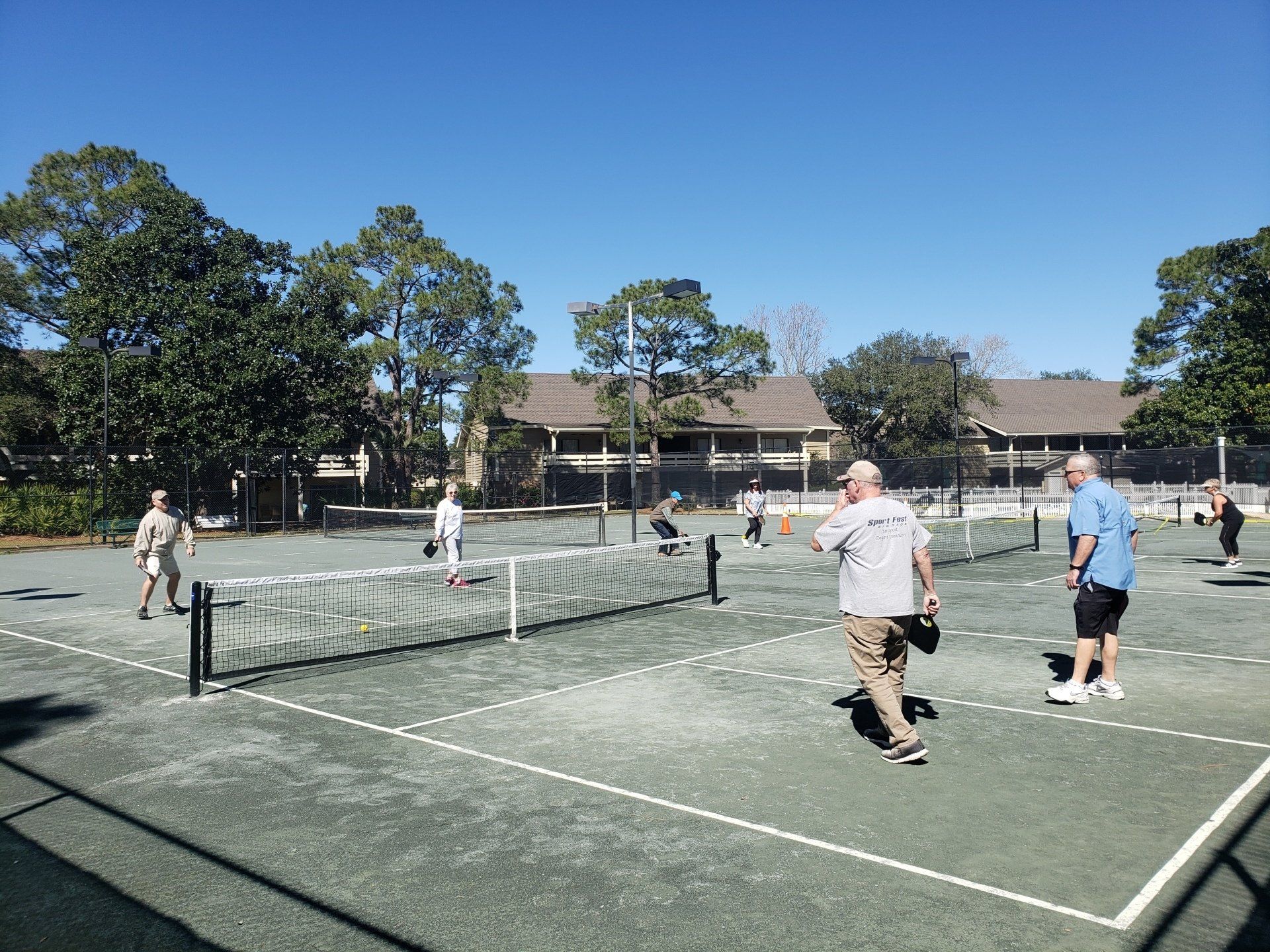 Seascape Tennis view