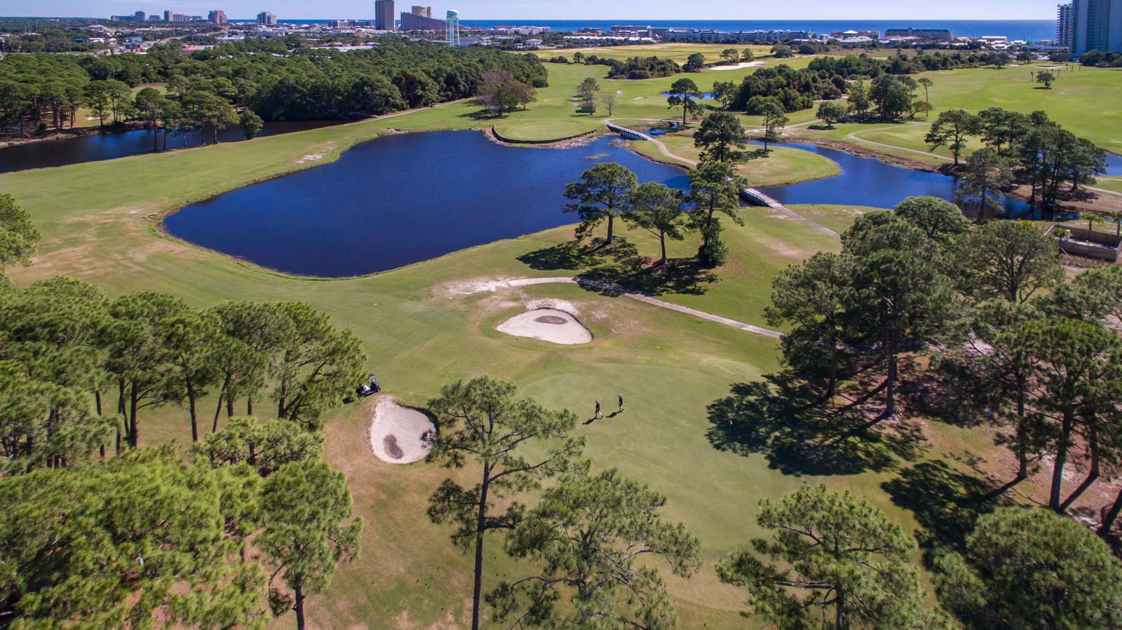 Seascape Condo Association aerial view taken from a drone