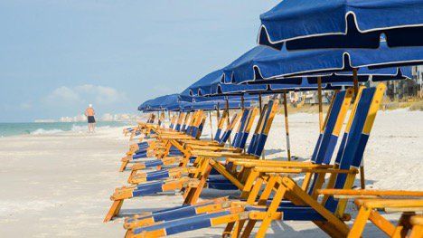 Beach chairs