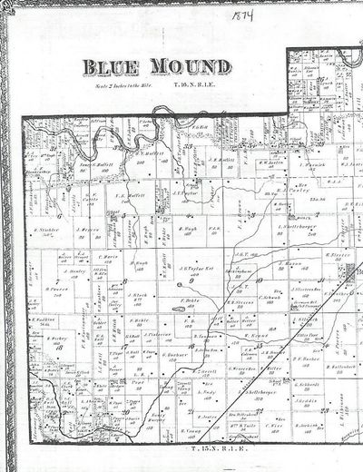 Plat Map from 1874