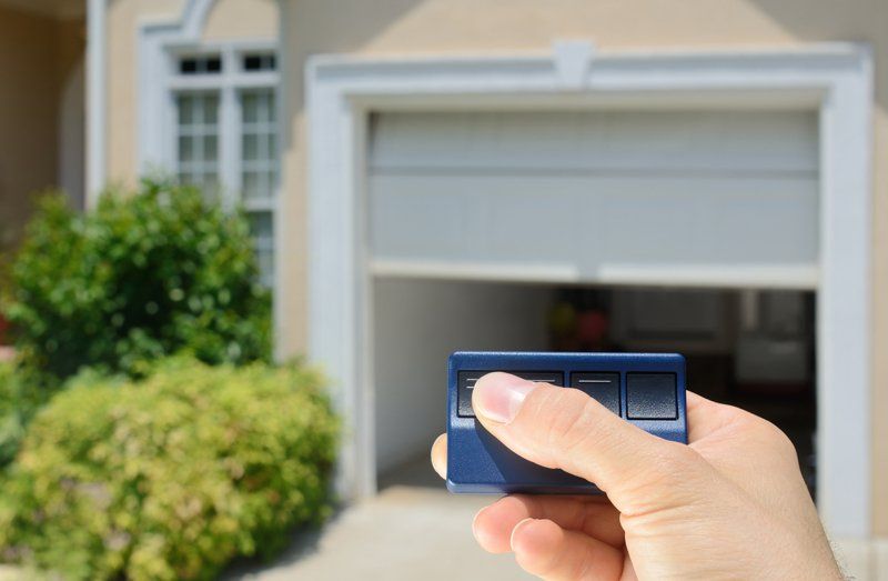 Testing garage door opener after garage door repair in Westchester, NY