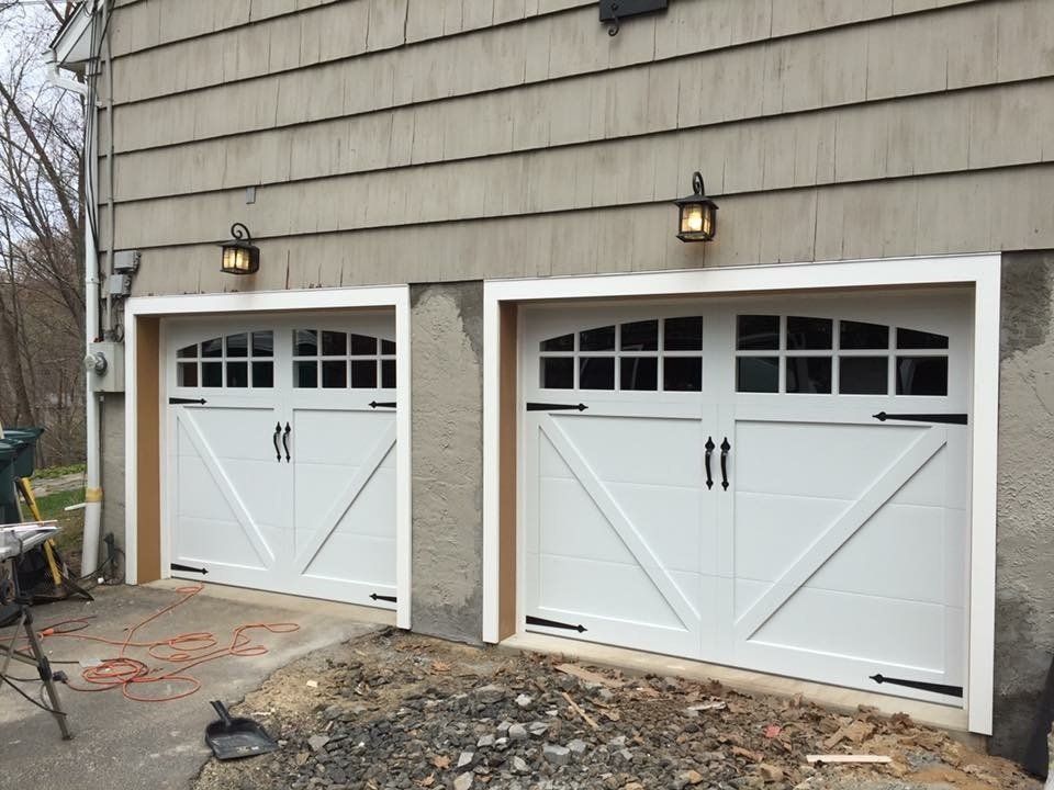 Pair of Side-Hinged Garage Doors