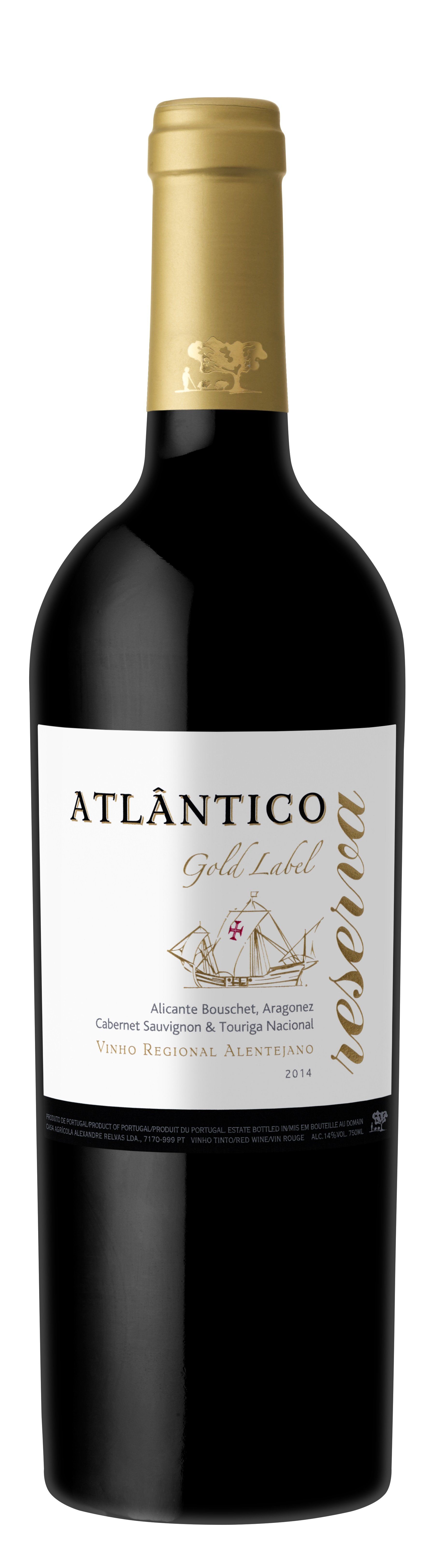 Wine bottle labeled
