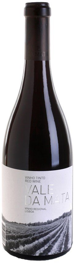 Bottle of wine with white label,