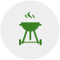 Free gas BBQ and camp kitchen