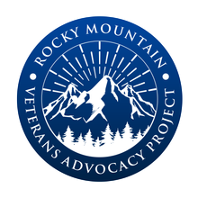 The logo for the rocky mountain veterans advocacy project