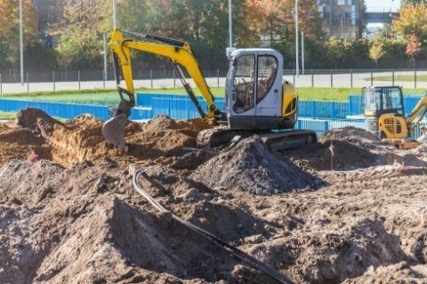 costruzione immobili, scavo fondamenta