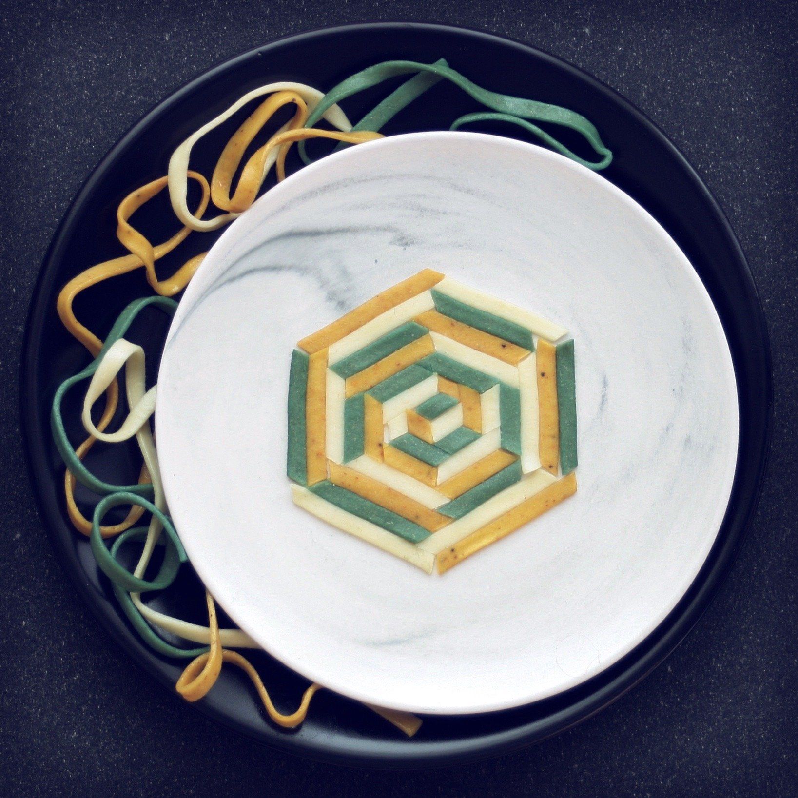 Vasarely tagliatelles Aurélie Briday