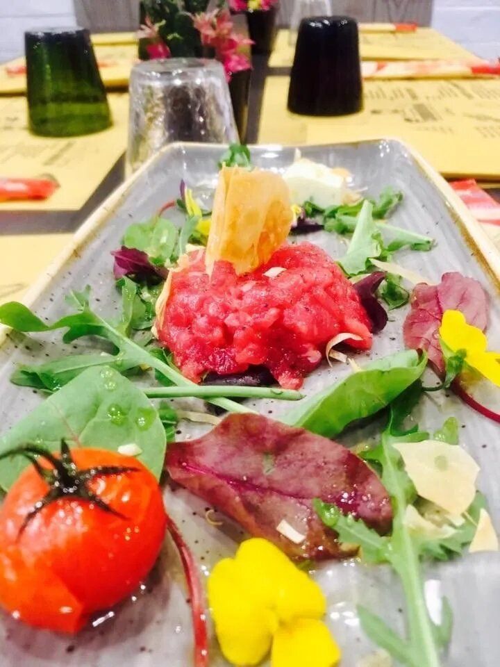 Selezione di carne e verdure