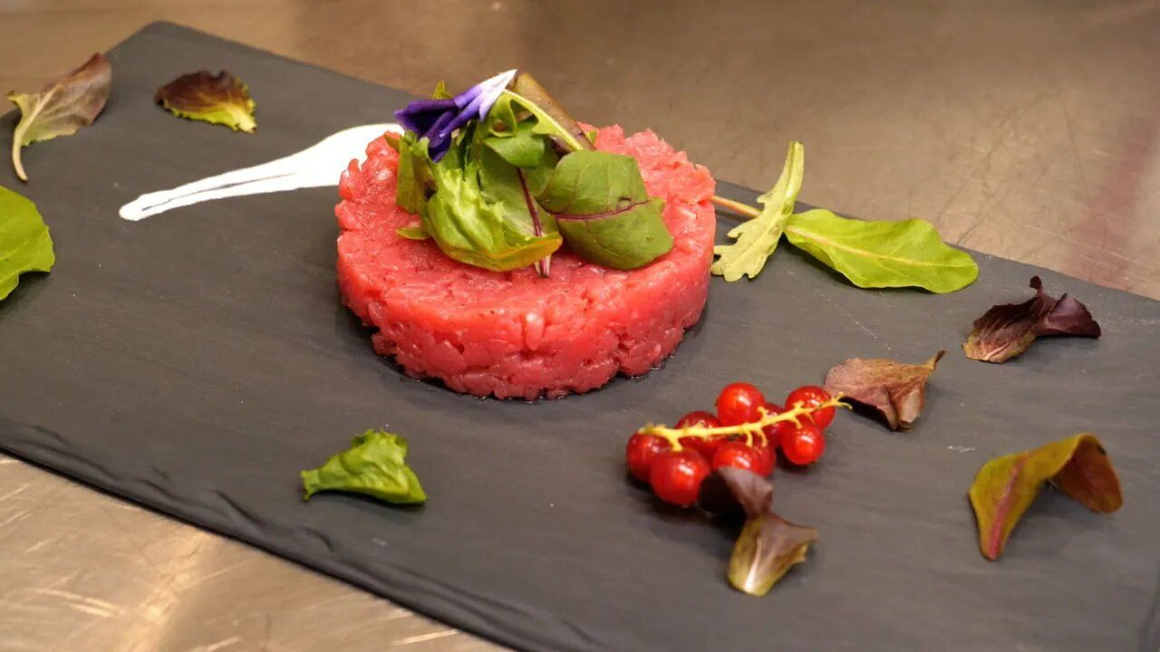 Hamburger di carne fresca