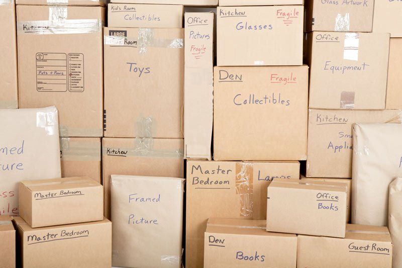 labeled boxes labeled boxes