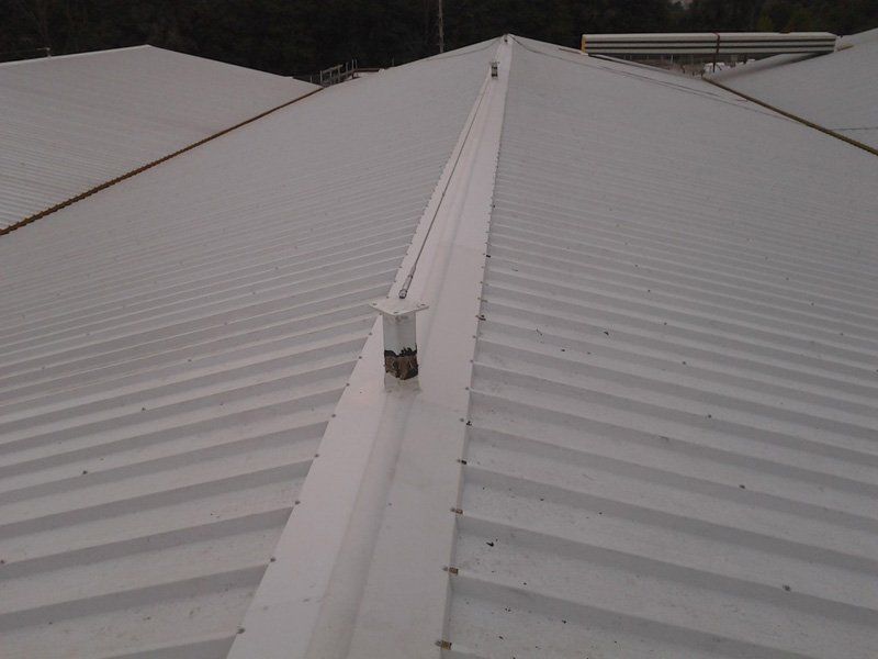tetti con coperture in lamiera