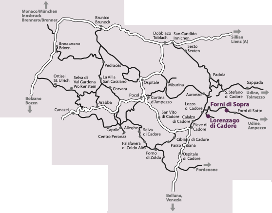 Forni di Sopro location map