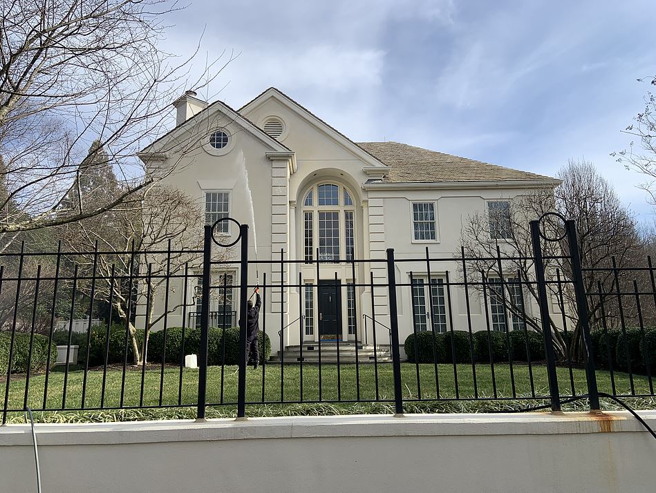 House during wash
