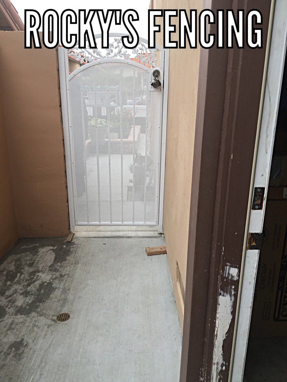 Security Gate - Rocky's Fencing - Garden Grove CA