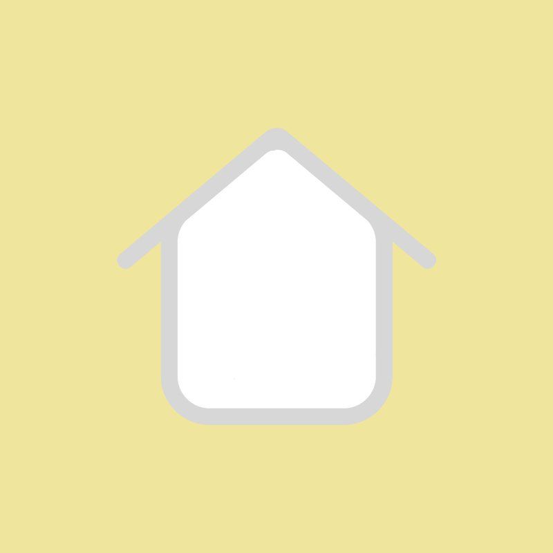 Un icono de la casa blanca sobre un fondo amarillo.