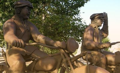 Business Counsel — Statue Of Two Men Riding Motorbike in Santa Paula, CA Business Counsel — Statue Of Two Men Riding Motorbike in Santa Paula, CA