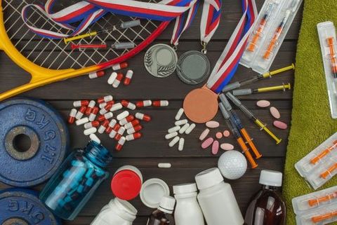 assortimento integratori per sportivi