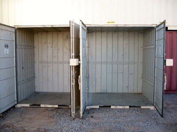 Two Open Storage Container - Storage Unit Homes in Albuquerque, NM