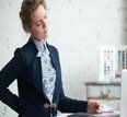 lady thinking
