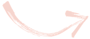 Curved, light pink arrow pointing right.