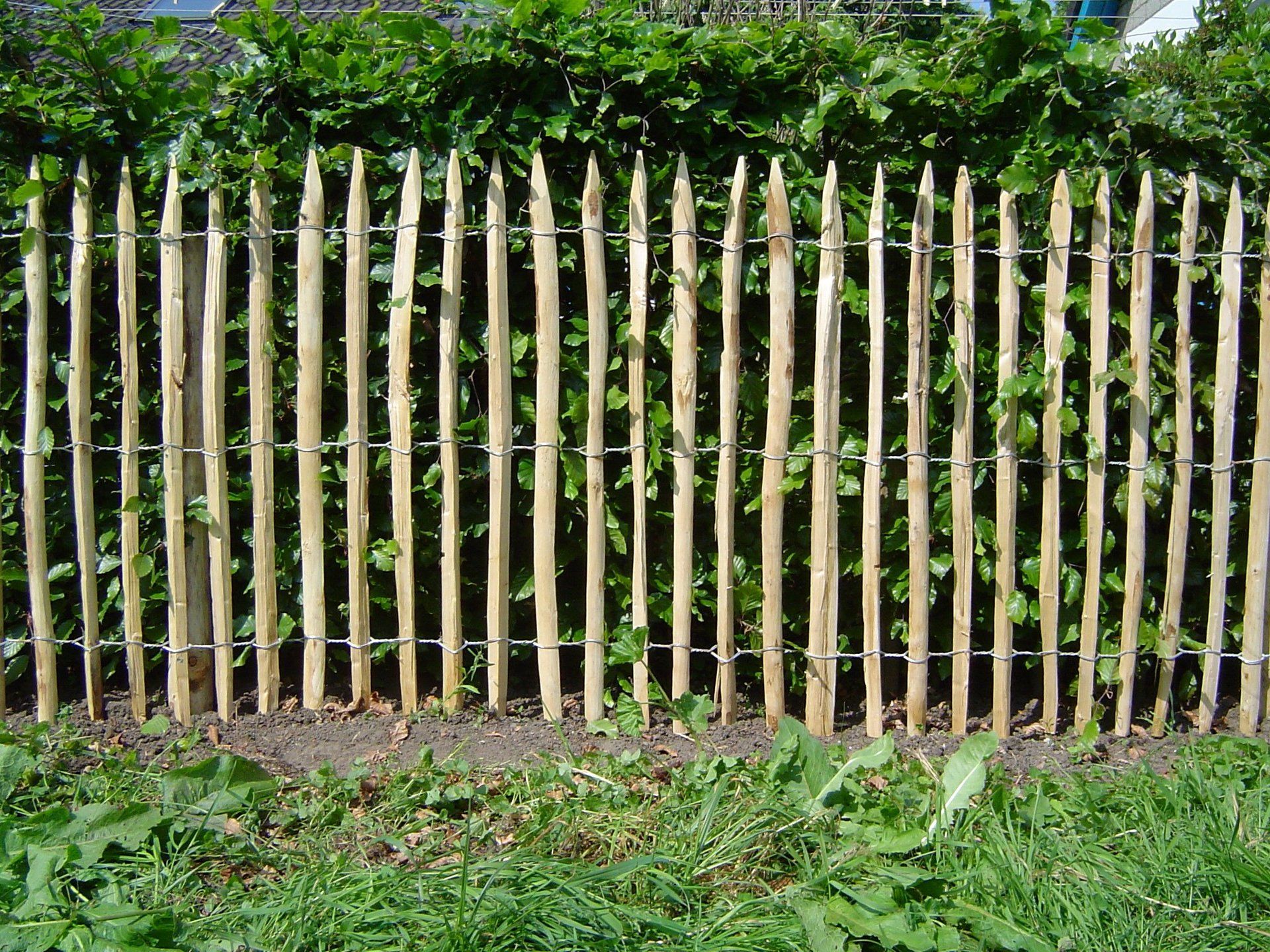 Cloture jardin ganivelle ecartement 4 cm