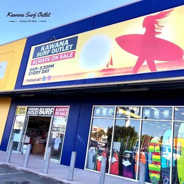 front of store