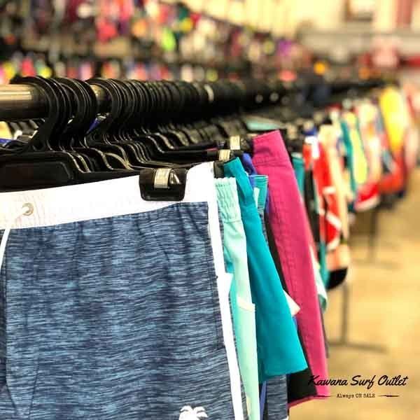 rack of shorts