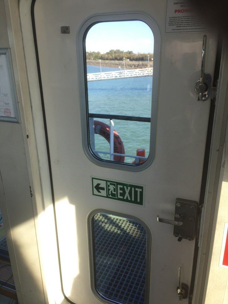 Boat door