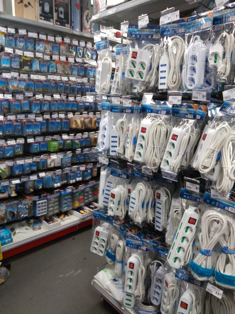 ciabatte elettriche e prese di corrente