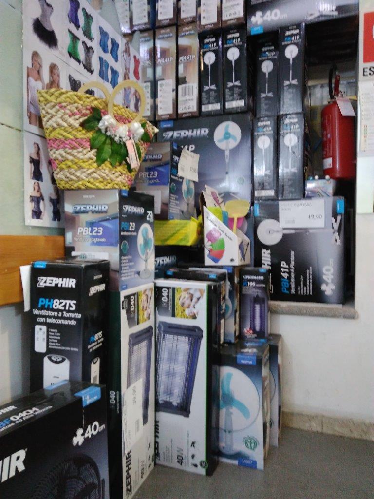 ventilatori di diversa potenza